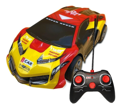 Auto Radio Control Con Luz 1:14 Super Racing