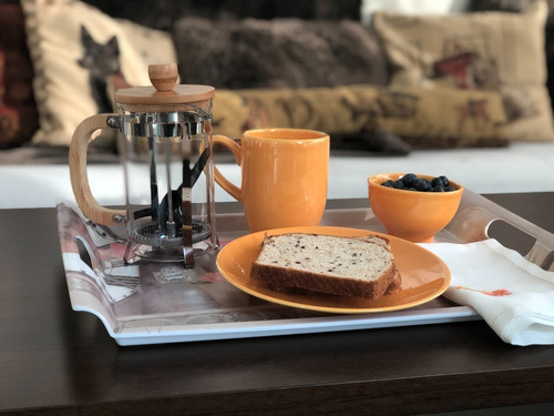 Cafetera Prensa Francesa Con Embolo 600 Cc. De Bambu
