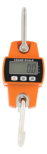 Bascula Colgante Industrial Digital 300kg Pesa Balanza Luz Capacidad máxima 300 kg Color Naranja
