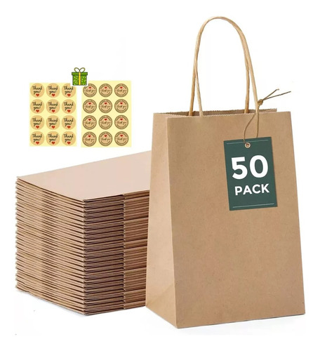 Bolsas De Papel Kraft Chocolate