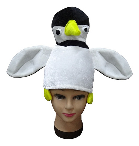 Sombrero Pingüino Loca Halloween Disfraz Tela 