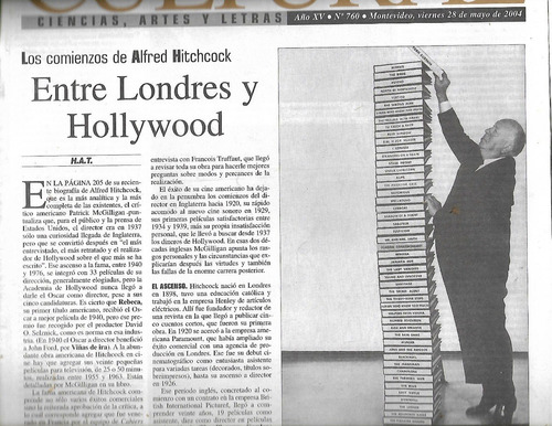 Alfred Hitchcock Entre Londres Y Hollywood - H. A. Thevenet