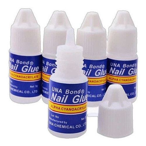 Pega Azul Uñas X20pcs
