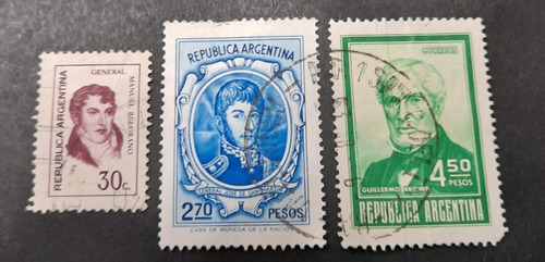 Sello Argentina - 1974 Personajes