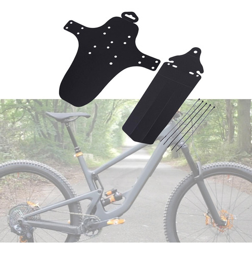 Guardabarros De Bicicleta Protección De Rueda Juego De