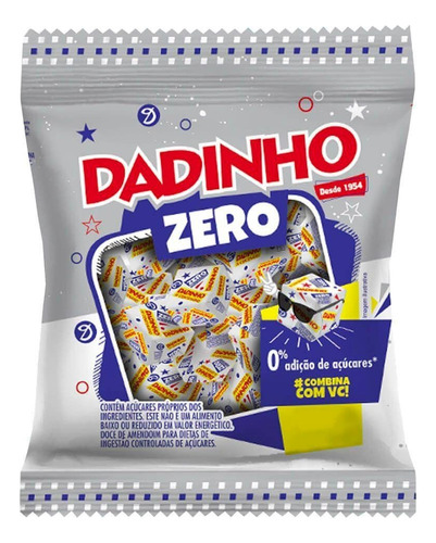 Doce Amendoim Zero Açúcar Dadinho 90g