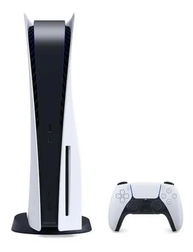 Sony Playstation 5 825gb Standard Cor Branco E Preto
