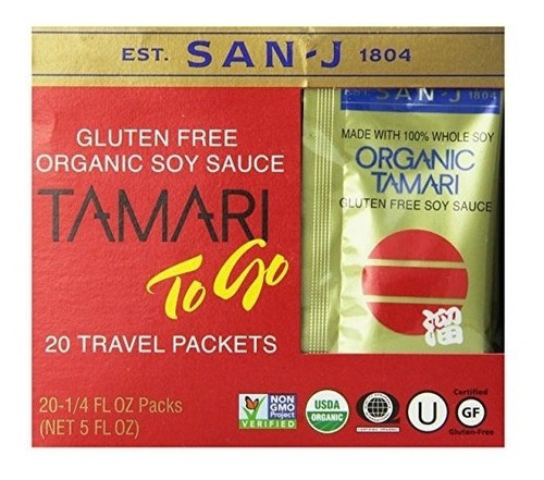 San J Orgánica Tamari Sin Gluten Soja Envasado Con Salsa De 