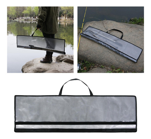 Transparent Fishing Pole Bag Durable Lightweight