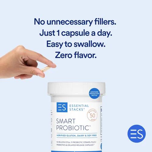 Suplemento Essential Stacks Smart Probiotic De 50 Mil Millon