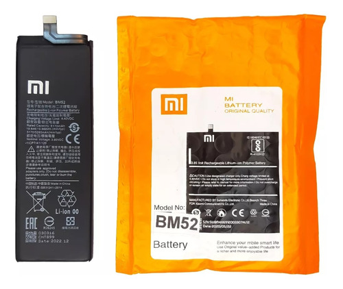 Bateria Xiaomi Mi Note 10 - Mi Note 10 Pro - Mi Note 10 Lite