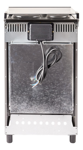 Cocina Eléctrica Vitta Símil Acero 50cm Grill Puerta c/Visor