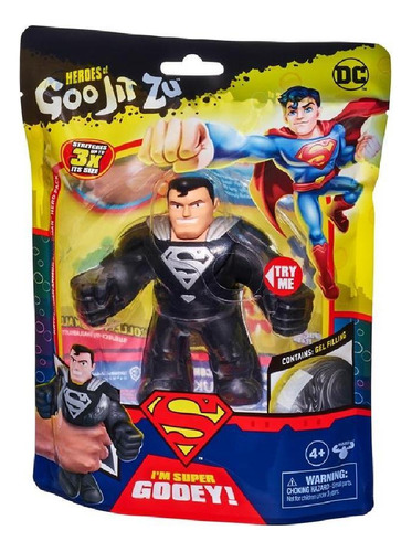 Boneco Elastico Goojitzu Dc Superman Com Armadura Sunny 3156