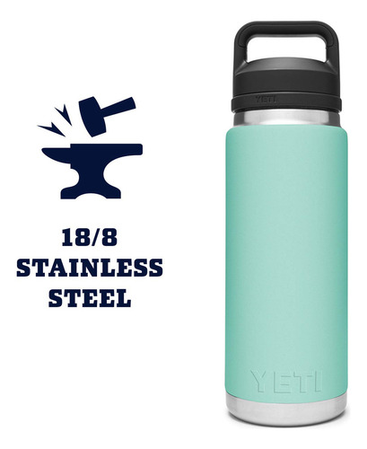 Botella Yeti Rambler 770 Ml De Acero Inoxidable Con Aislamie