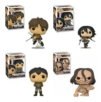 Comprar Funko Pop Set Attack On Titan, Eren, Mikasa, Ymir, Bertholdt