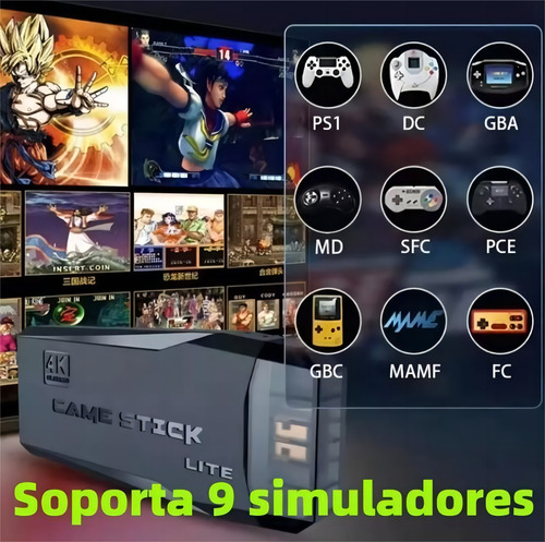 Controles Gamer Joystick Inalámbrico Videojuego 4k 2pcs