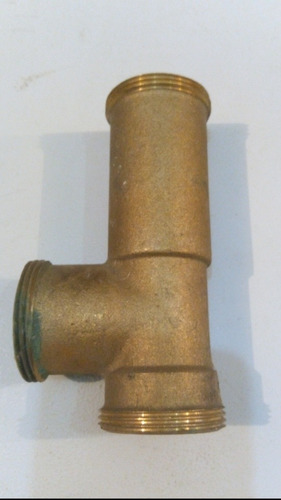 Tee En Bronce De 1 1/2 Pulgada Para Desagüe De Bañeras