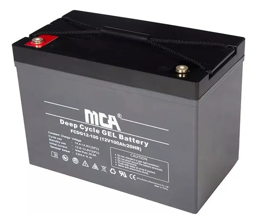 Bateria 12v 100ah Gel Ciclo Profundo Mca