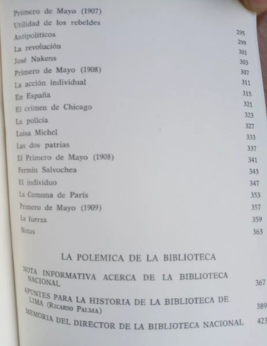 Imagen 4 de 8 de Manuel Gonzales Prada - Horas De Lucha - Anarquía - Polémica