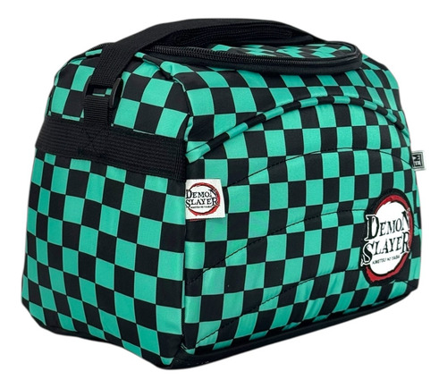 Kit Mochila Demon Slayer Lonchera Lapicera Original Fotorama Verde Verde