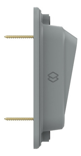 Protector de caja y timbre compatible con Intelbras Cib101, color gris