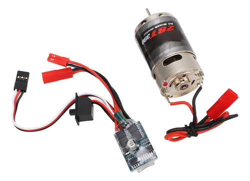 Set Combinado De Motor Con Escobillas Rc Car 390 30a Jst Plu