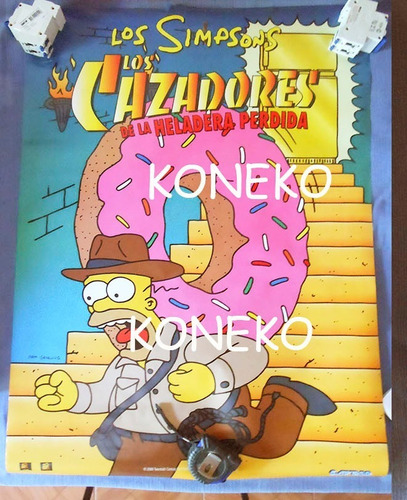 Afiche Original Los Simpson De Promoción Vhs Gativideo C/u