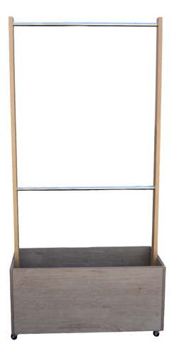 Closet Hogare, Perchero Organizador, Percheros De Madera Color Rustik