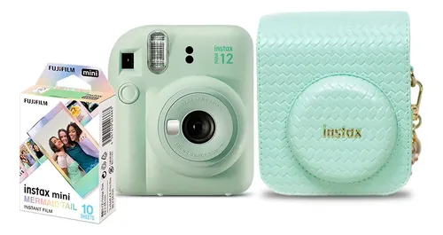 Câmera Instantânea Fujifilm Instax Kit Instax Mini 12 + 10 Films +