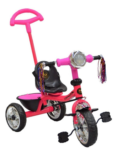 Triciclo Infantil Farito Con Baston Para Niños Economico