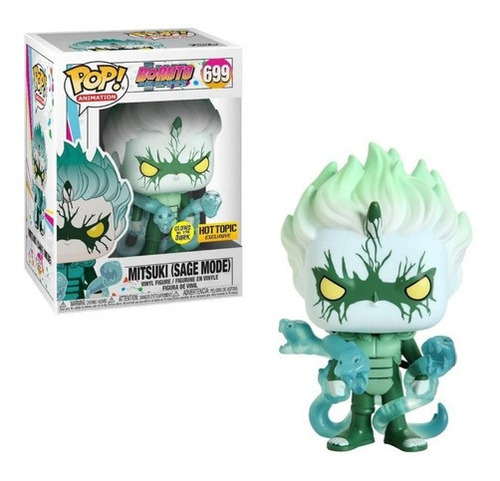 Mitsuki Glow Hot Topic Funko Pop Modo Sabio # 699 Miski
