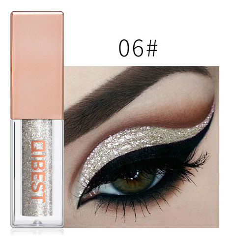 Delineador De Ojos Líquido Shiny Smoky Eyeshadow Glitter, 15