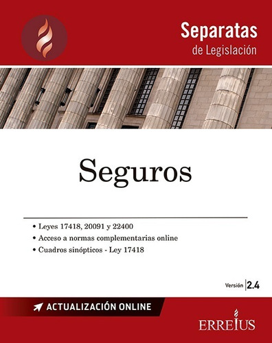 Separata De Seguros  Versión 2.4, De Aa.aa. Editorial Errepar, Tapa Blanda En Español, 2022