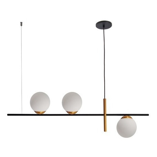 Globo De Vidro Fosco 15cm Boca De 7cm P/ Luminárias Cúpula Branco Estrutura Branco