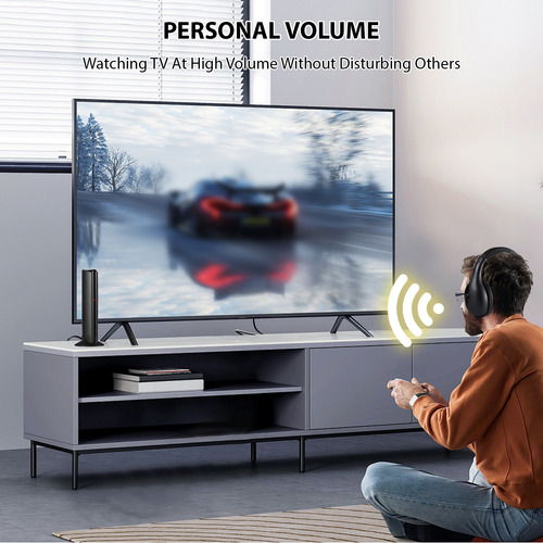 Auriculares Inalámbricos Para Tv Con Transmisor Y Decodifica