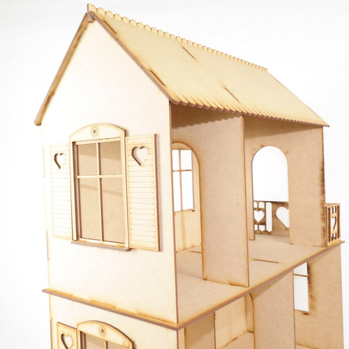 Imagen 6 de 8 de Casa De Muñecas Deseo Del Corazon Barbie Monster Madera Mdf