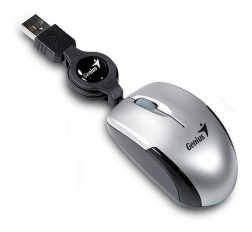 Mouse Genius Micro Traveler Silver Usb