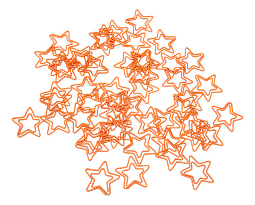 50 Sujetapapeles Elegantes De 5 Puntas, Estilo Estrella, Met