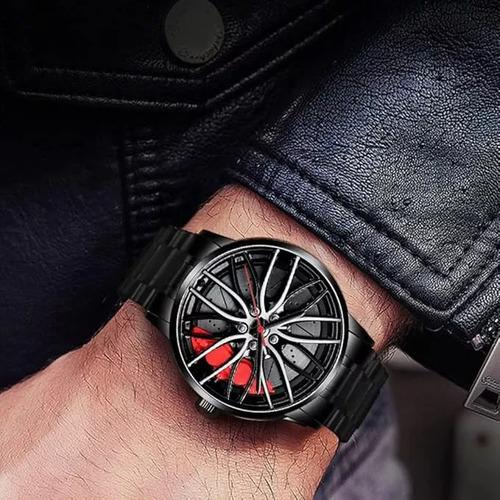 Reloj Original Moda Disco Llanta Rin Calipers Metal 4 Color