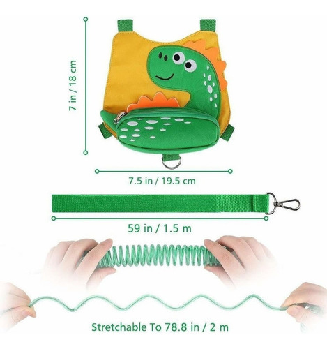 Arnés De Mochila For Niños Con Collar De Seguridad