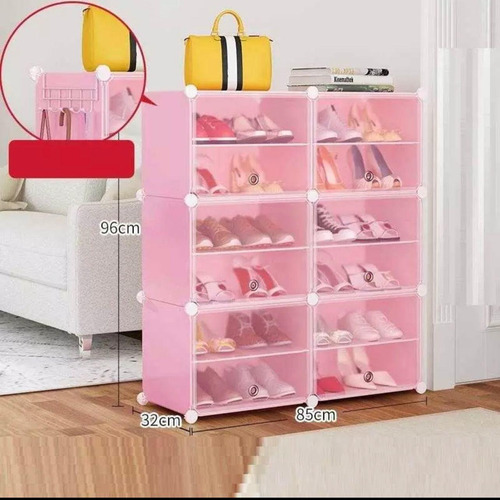 Imagen 1 de 7 de Organizador De Zapatos 12 Módulos