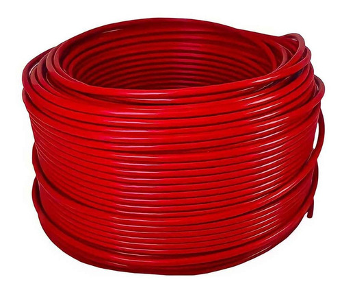 Imagen 2 de 8 de Cable Electrico Cca Calibre 8 Rojo Rollo 100m Konect