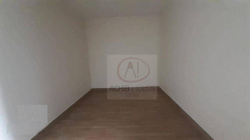 Imagem 5 de 14 de Apartamento Com 2 Dormitórios, Reformado, 1º Andar, Com Quintal, À Venda, 70 M² Por R$ 285.000 - Ponta Da Praia - Santos/sp - Ap10778