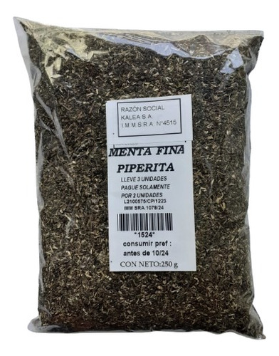 Menta 250g Lleve 3 Pague Solo 2