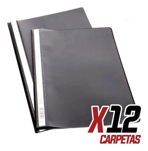 Carpeta Base Opaca Presentacion A4 Pack X 12 Unidades