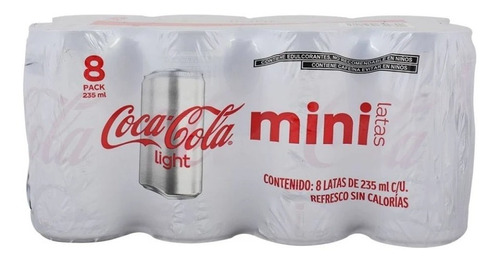 Refresco Coca-cola Light 235ml 8 Pack
