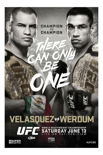 Poster De La Ufc 188 Velasquez Vs Werdum