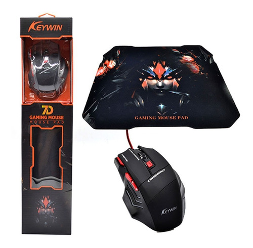 Gamer Pad Mouse + Mouse 7 Botones 3200 Dpi