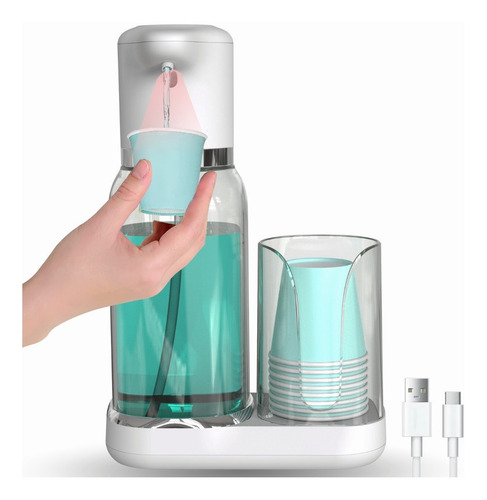 Dispensador De Enjuague Bucal Automático 750ml Recargable