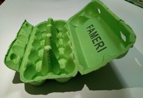 Imagen 3 de 3 de Estuche Porta Huevos Biodegradable -10 Unidades-